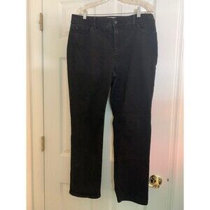Fabulously Slimming by Chico’s womens Black Jeans Chico's Size 2